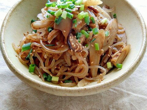 圧力鍋で作るごぼうと糸こんの煮物